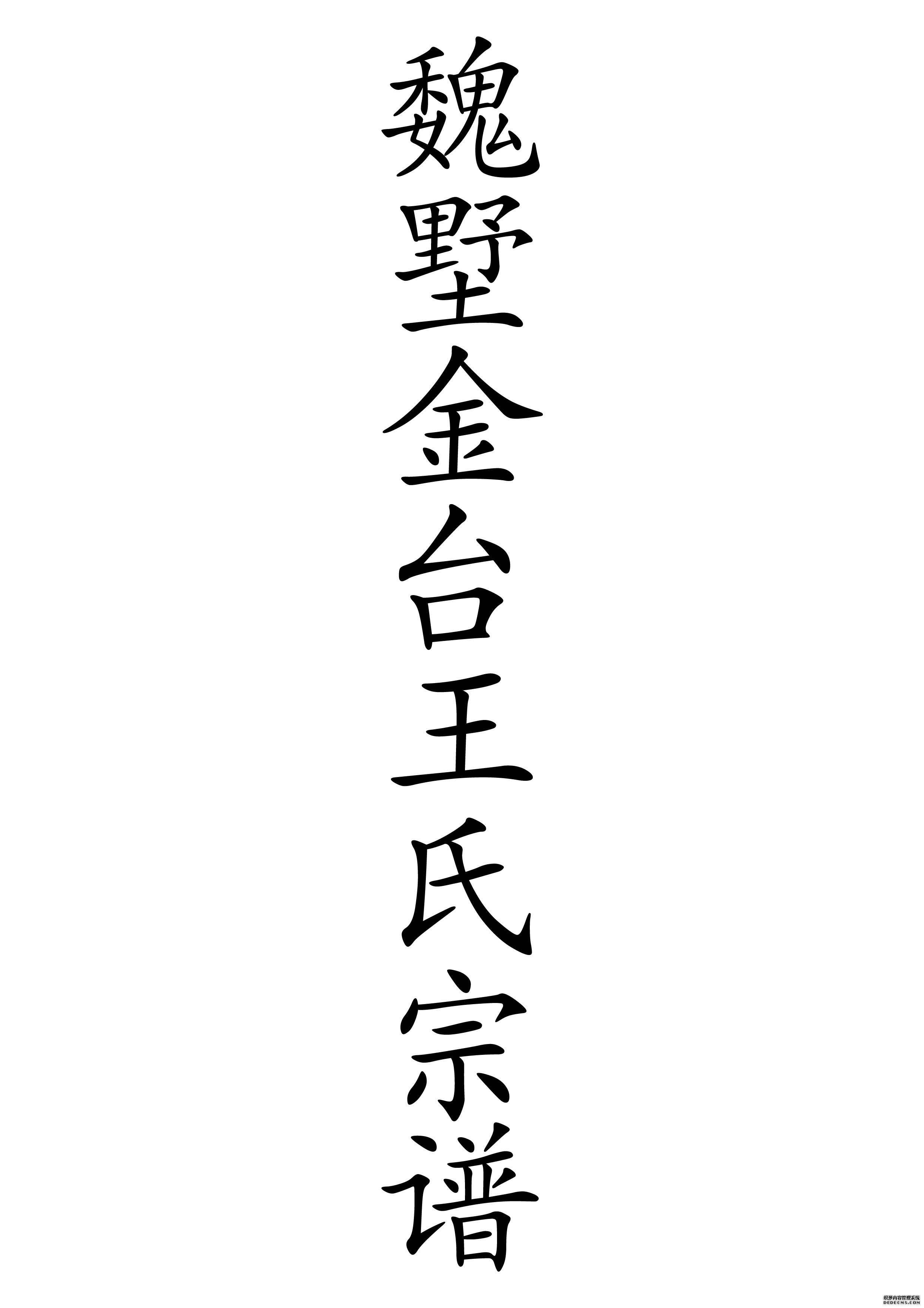 T-0025毗陵魏墅金台王氏宗谱