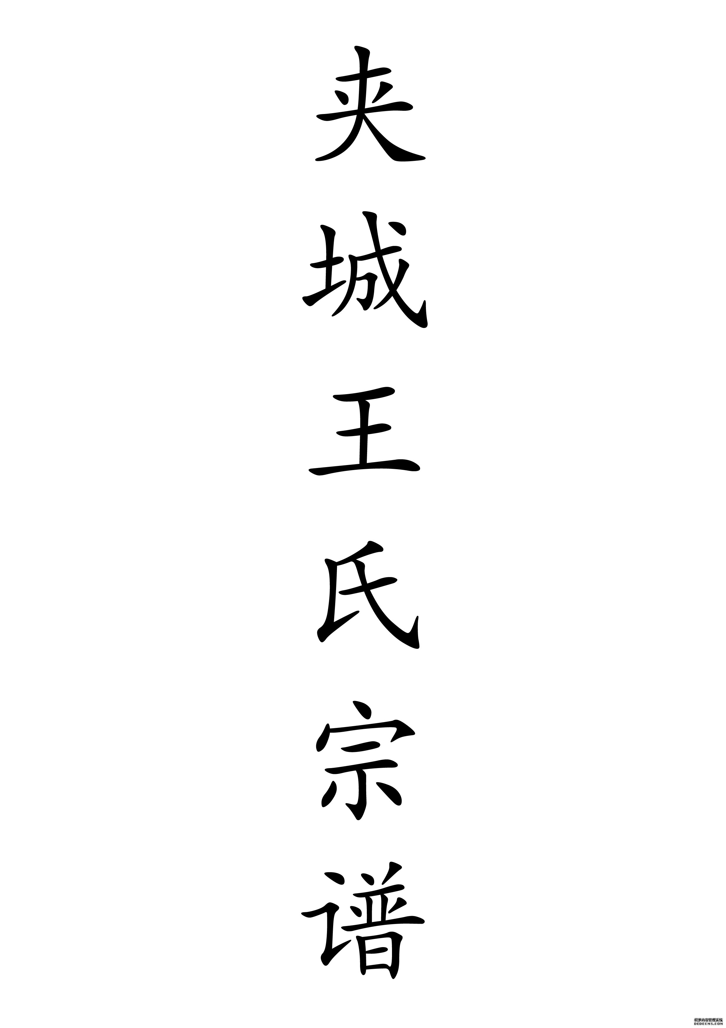 T-0030晋陵夹城王氏宗谱