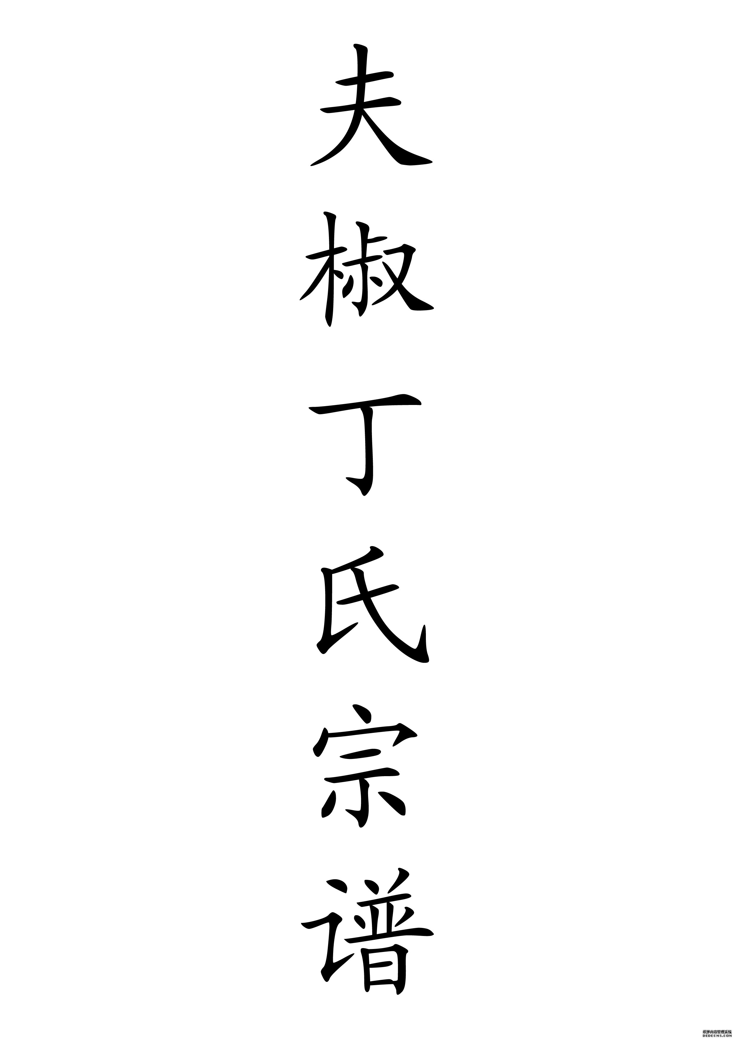 T-0009夫椒丁氏宗谱