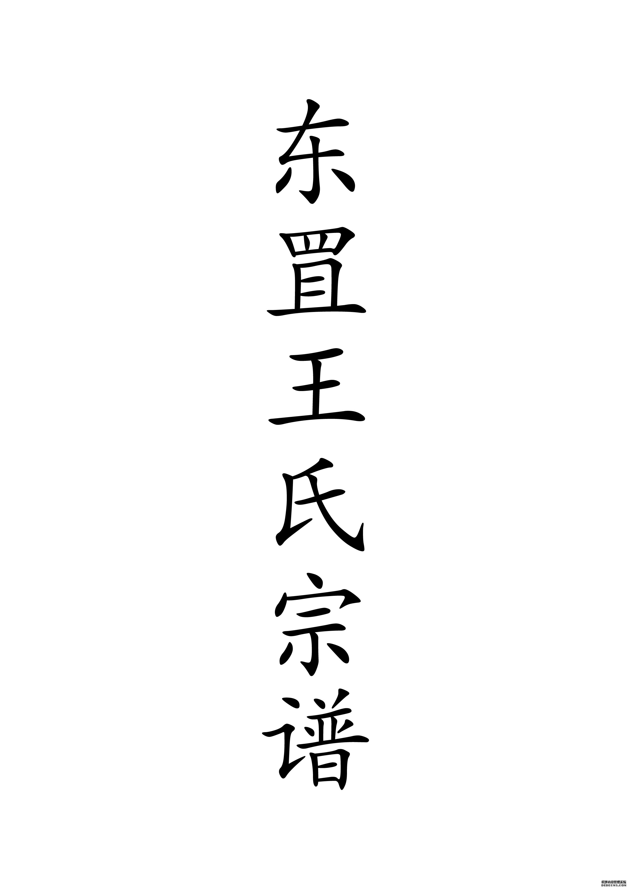 T-0039东罝王氏宗谱